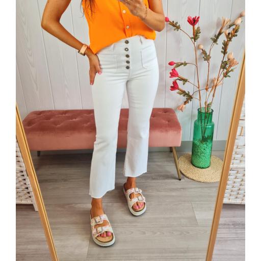 Jeans Blancos Bolsillos [1]