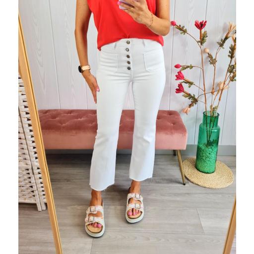 Jeans Blancos Bolsillos [3]
