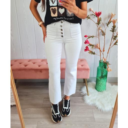 Jeans Blancos Bolsillos [1]