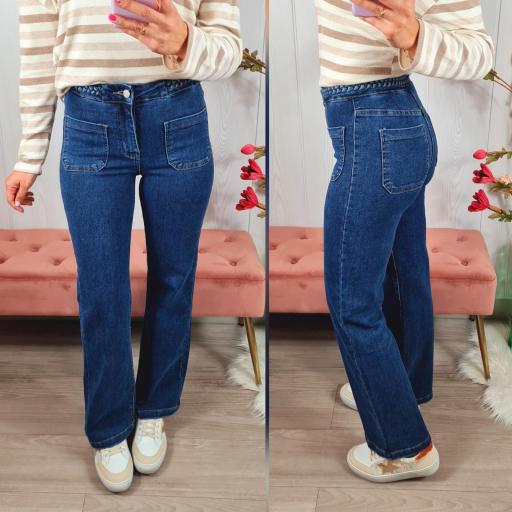 Jeans Cintura Trenzada [0]