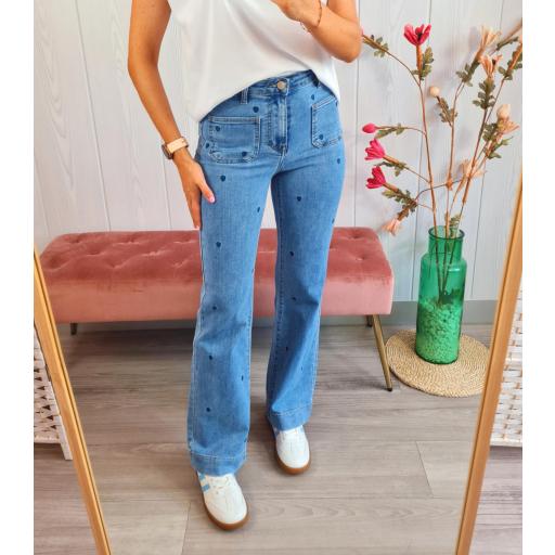 Jeans Corazones Azules [1]