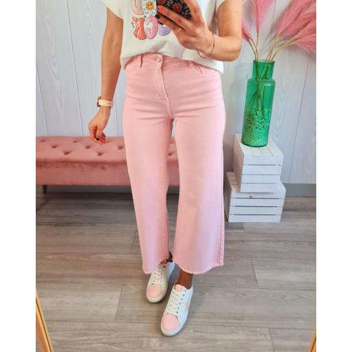 Jeans Cropped Rosas [0]