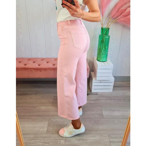 Jeans Cropped Rosas [3]