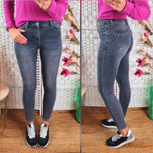 Jeans Denim Grises