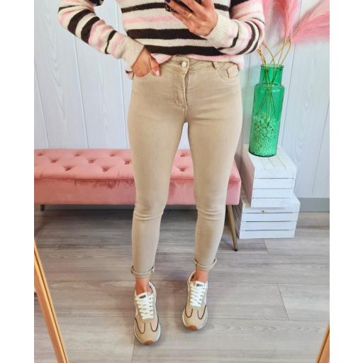Jeans Faja Beige Skinny [1]