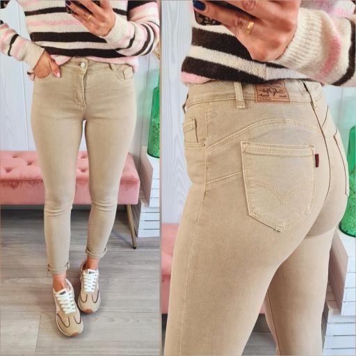 Jeans Faja Beige Skinny [0]