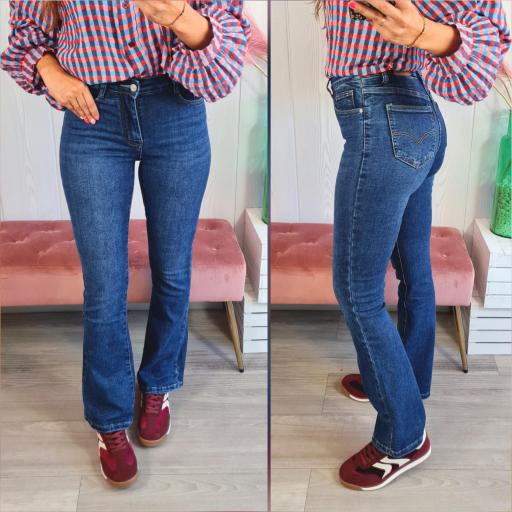 Jeans Flared Julieta Faja [0]