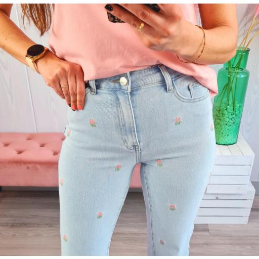 Jeans Flores Rosas [1]