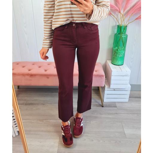 Jeans Granate Flare [1]
