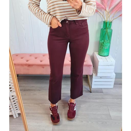 Jeans Granate Flare [2]