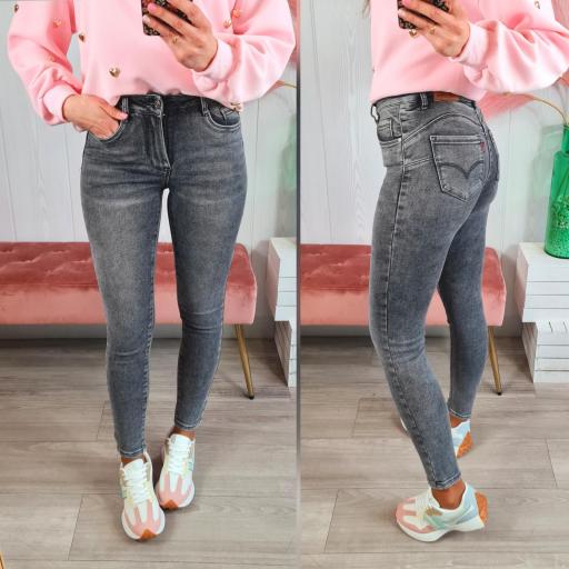 Jeans Grises Faja [0]