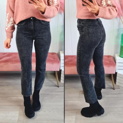 Jeans Grises Trenzados [0]