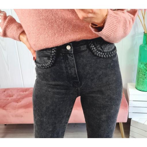 Jeans Grises Trenzados [1]