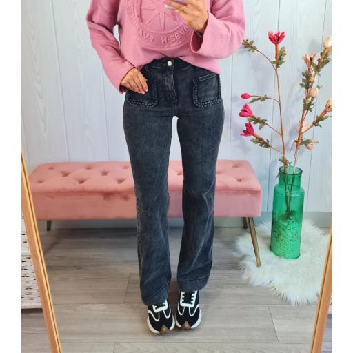 Jeans Grises Trenzados [3]