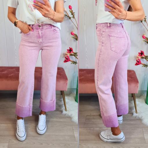 Jeans Malva Bajo