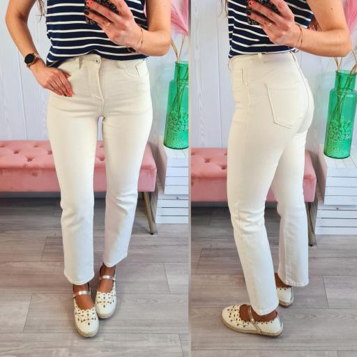Jeans Marfil Faja [0]