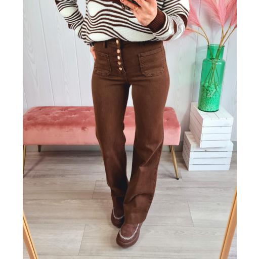 Jeans Marrones Bolsillos [1]