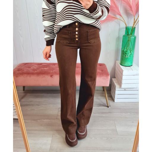 Jeans Marrones Bolsillos [2]