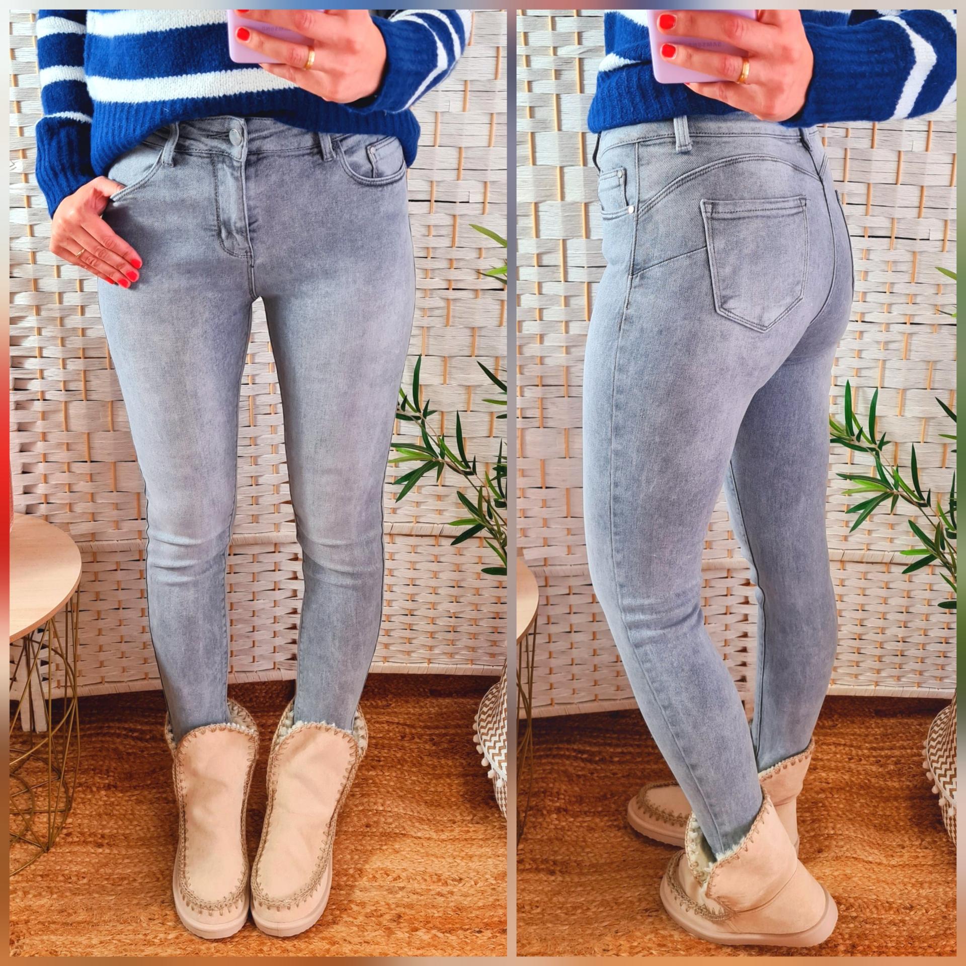 Jeans Minerva Grises