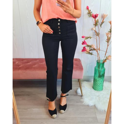 Jeans Negros Bolsillos [2]