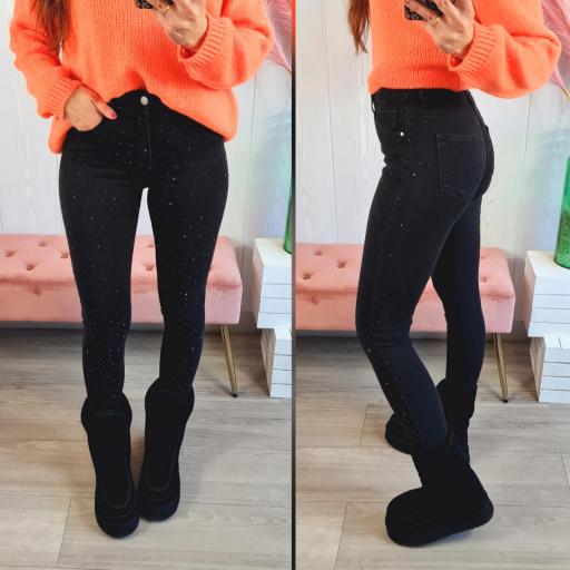 Jeans Negros Brillos [0]