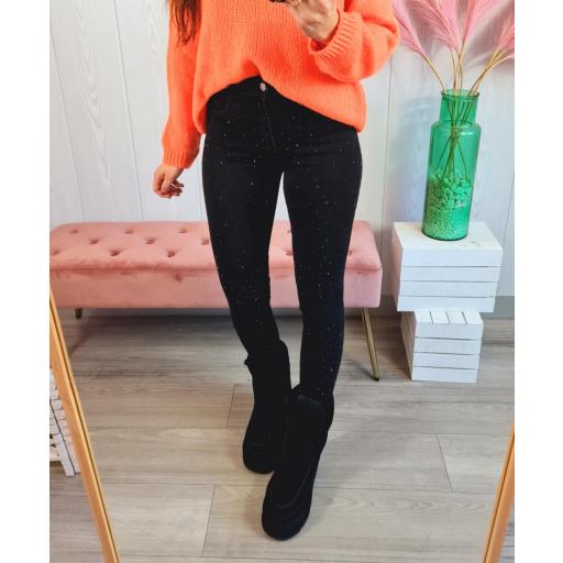 Jeans Negros Brillos [2]
