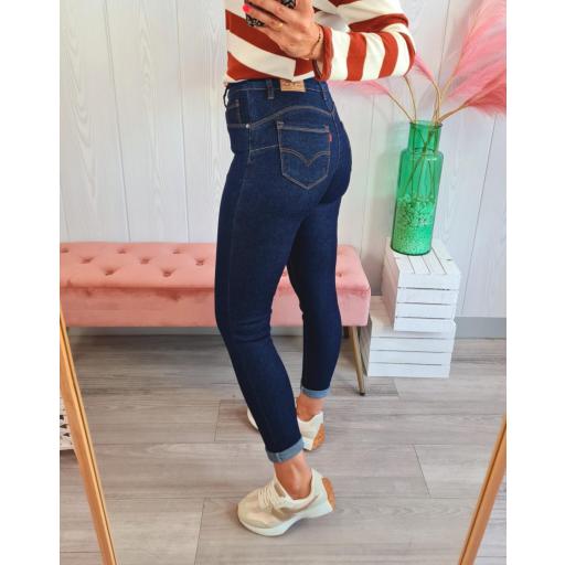 Jeans Pitillo Oscuro Faja [2]