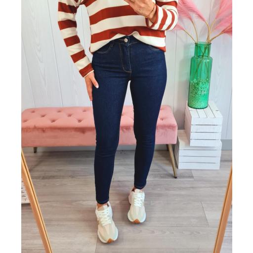 Jeans Pitillo Oscuro Faja [1]
