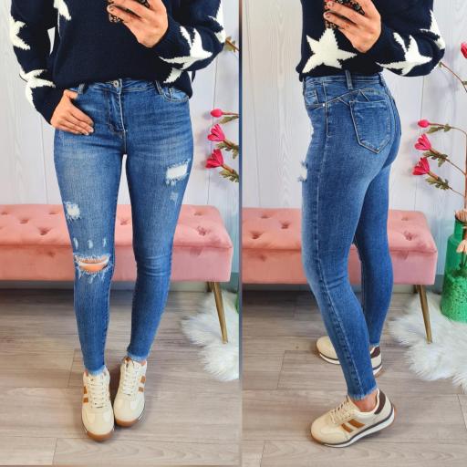 Jeans Pitillo Rotos