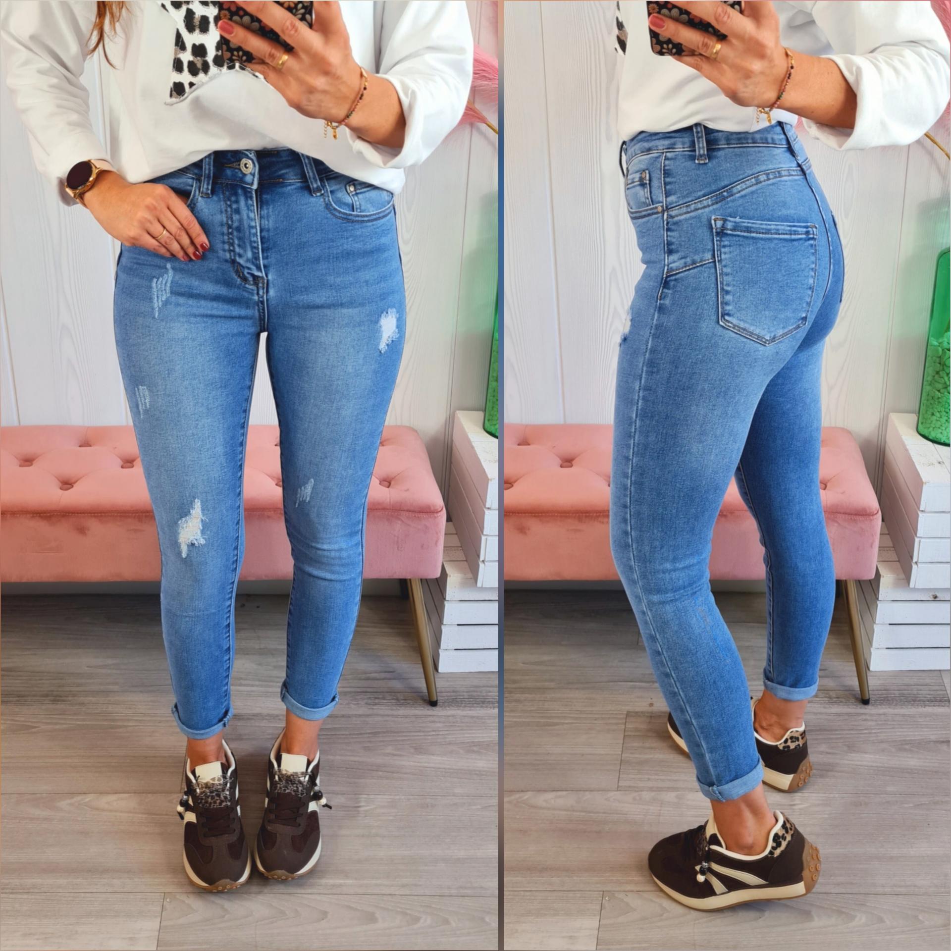 Jeans Pitillo Rotos