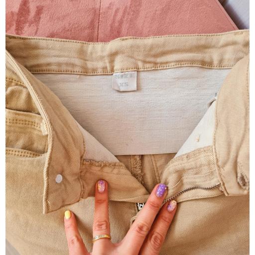 Jeans Recto Beige Faja [1]