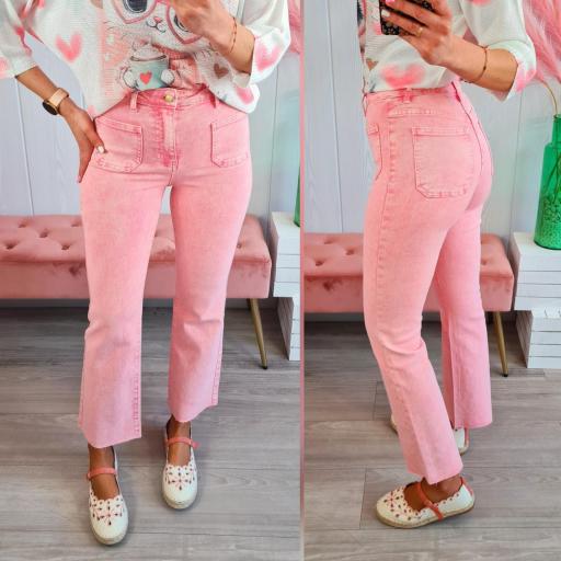 Jeans Rosa Lavado [0]