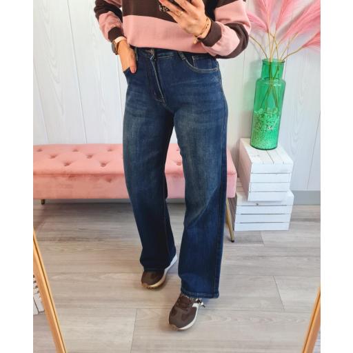 Jeans Wide Leg Faja Desteñidos [3]