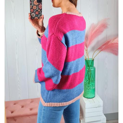 Jersey Bicolor Rosa/Azul [3]