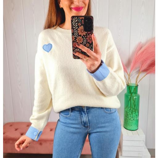 Jersey Blanco Corazón [0]