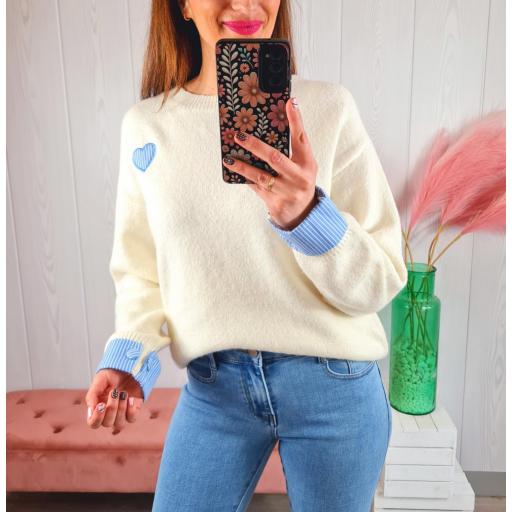 Jersey Blanco Corazón [3]