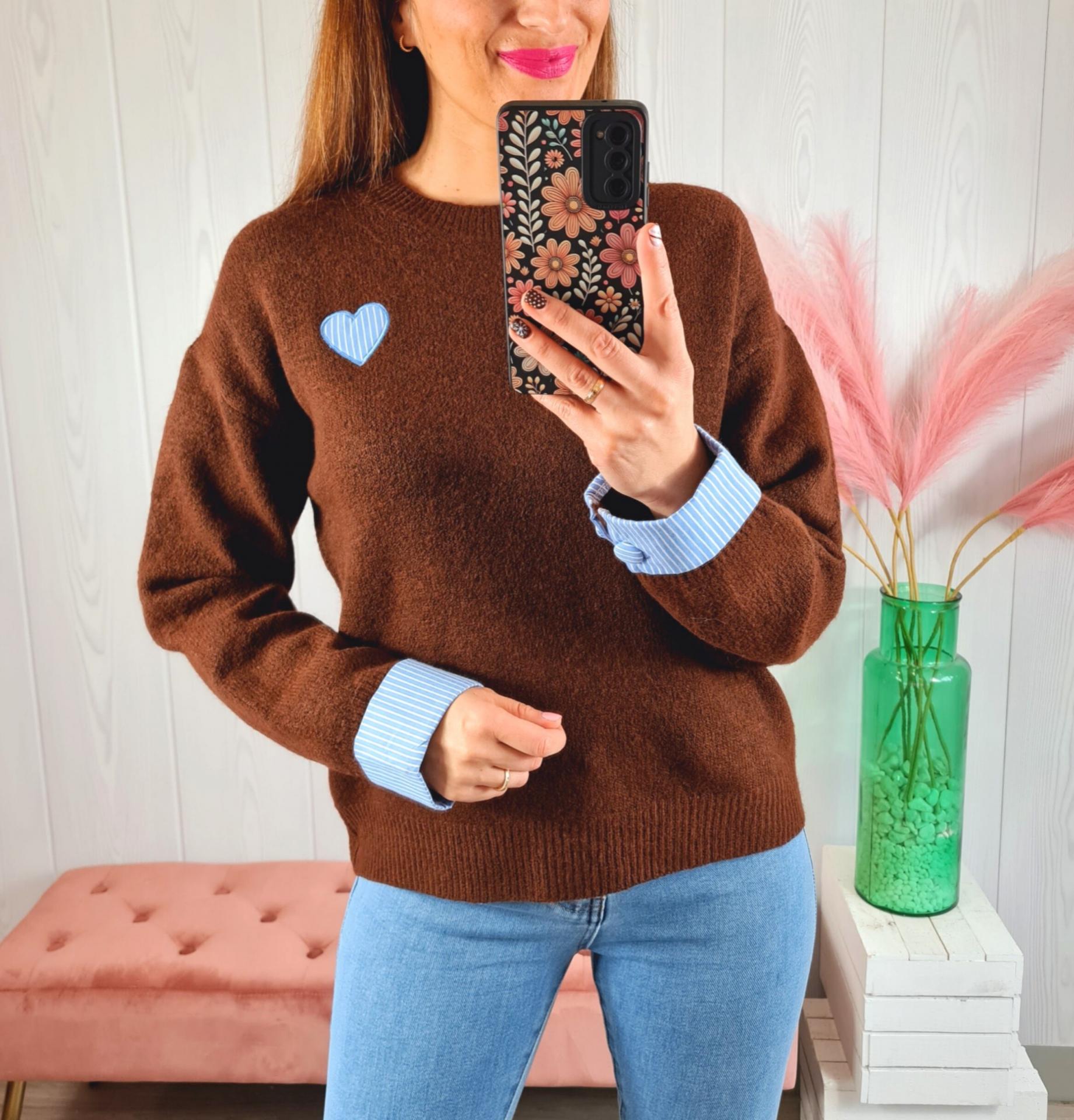 Jersey Chocolate Corazón