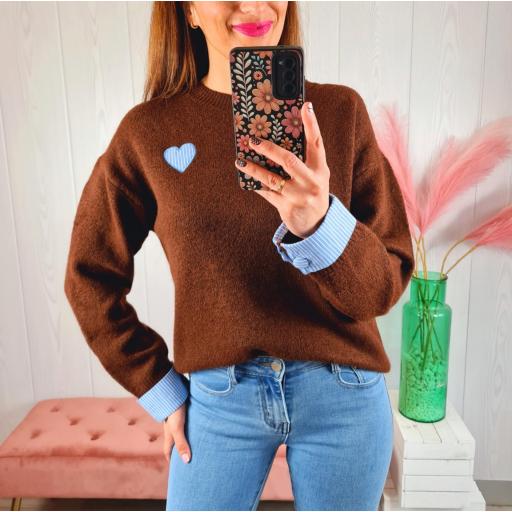 Jersey Chocolate Corazón [3]