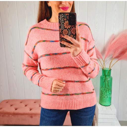 Jersey Coral Rayas [1]