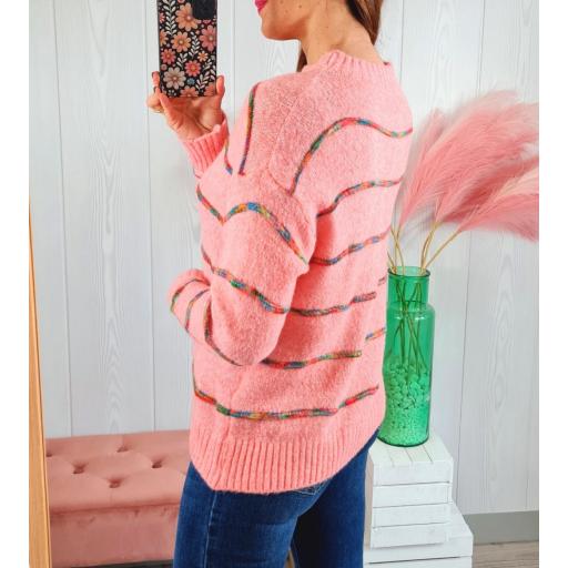 Jersey Coral Rayas [2]