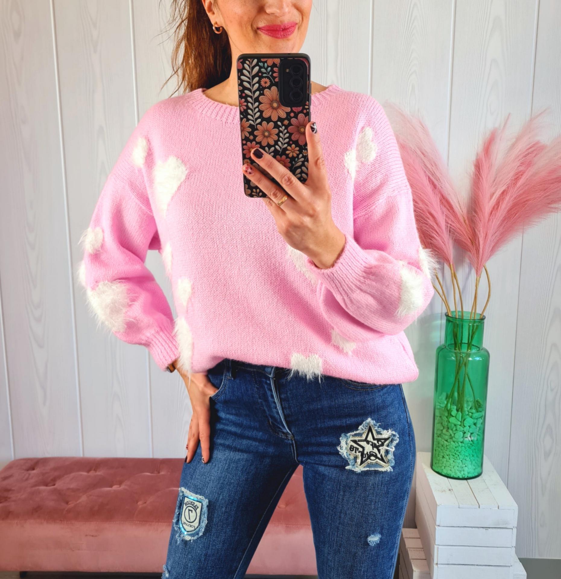 Jersey Corazones Rosas