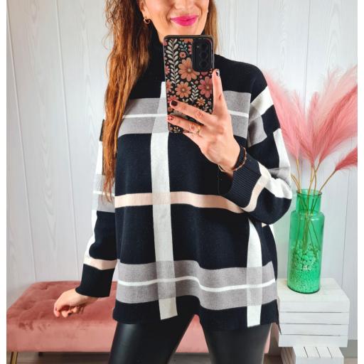 Jersey Cuadros Negros [3]