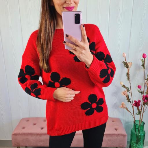 Jersey Flower Rojo [1]