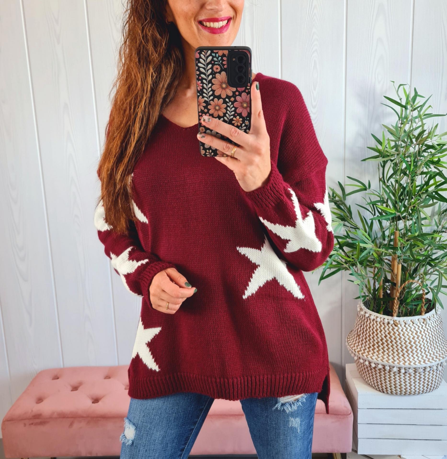 Jersey Granate Estrellas