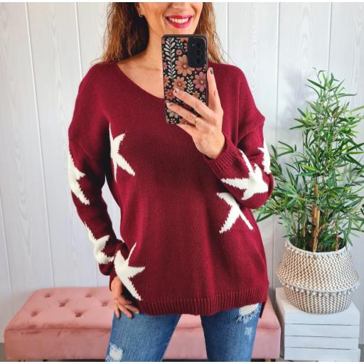 Jersey Granate Estrellas [2]