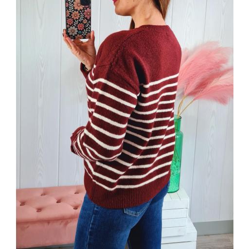 Jersey Granate Rayas [2]