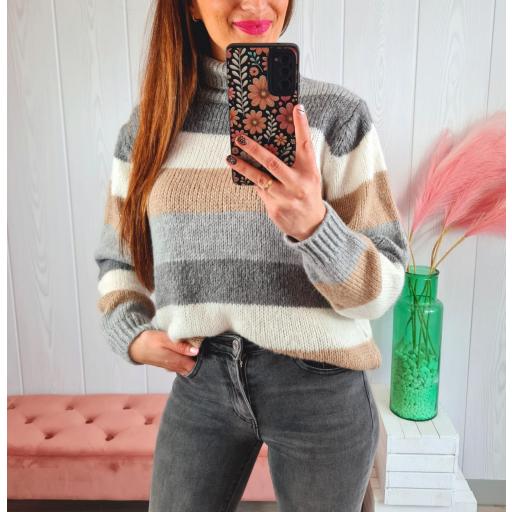 Jersey Gris/Camel [3]