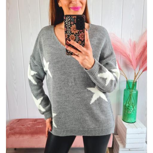 Jersey Gris Estrellas [3]
