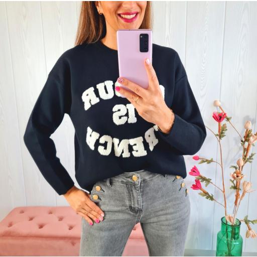Jersey Negro Letras