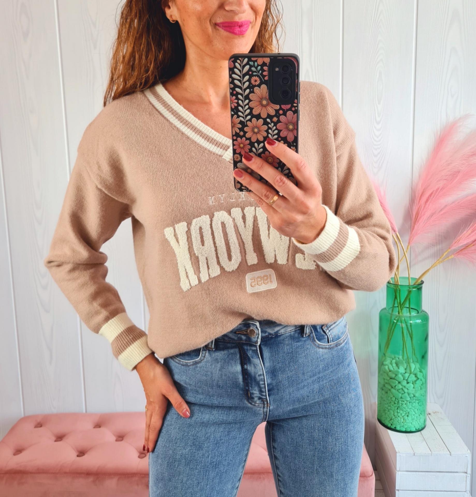 Jersey New York Beige